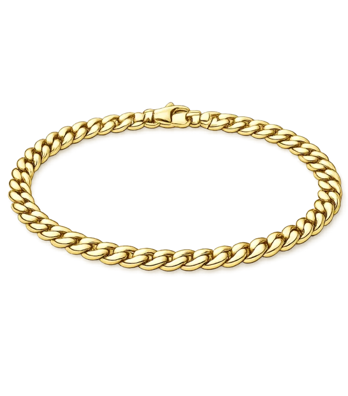 18K Gold Chain Bracelet